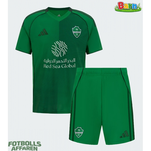 Al-Ahli Hemmaställ Barn 2025-26 Kortärmad (+ Korta byxor)